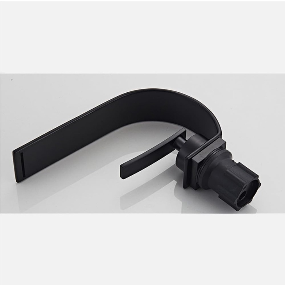 Becola Sleek kitchen bathroom single hole Black Faucet